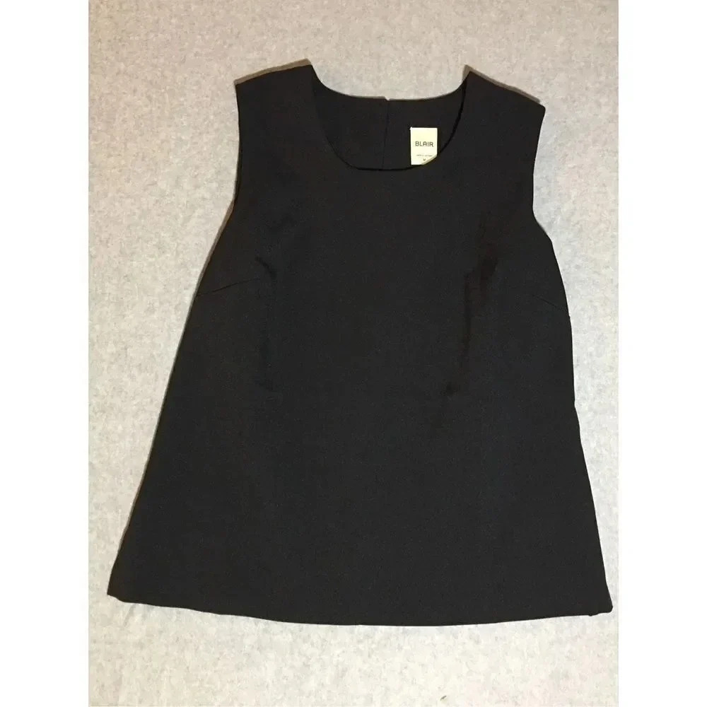 Womens Blair Blouse Size Medium Black Career Wear Business Casual Tank Top